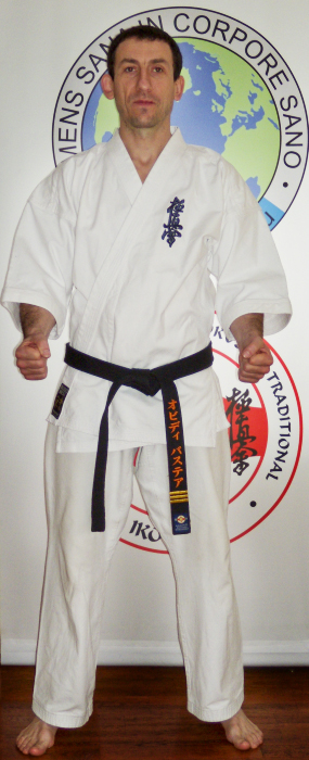 Sensei karate kyokushin Ovidiu Bastea